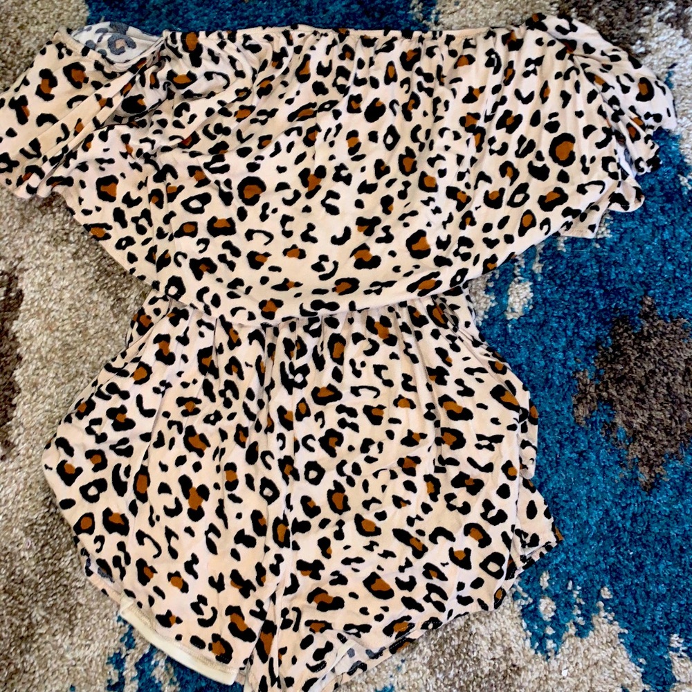 Cheetah romper